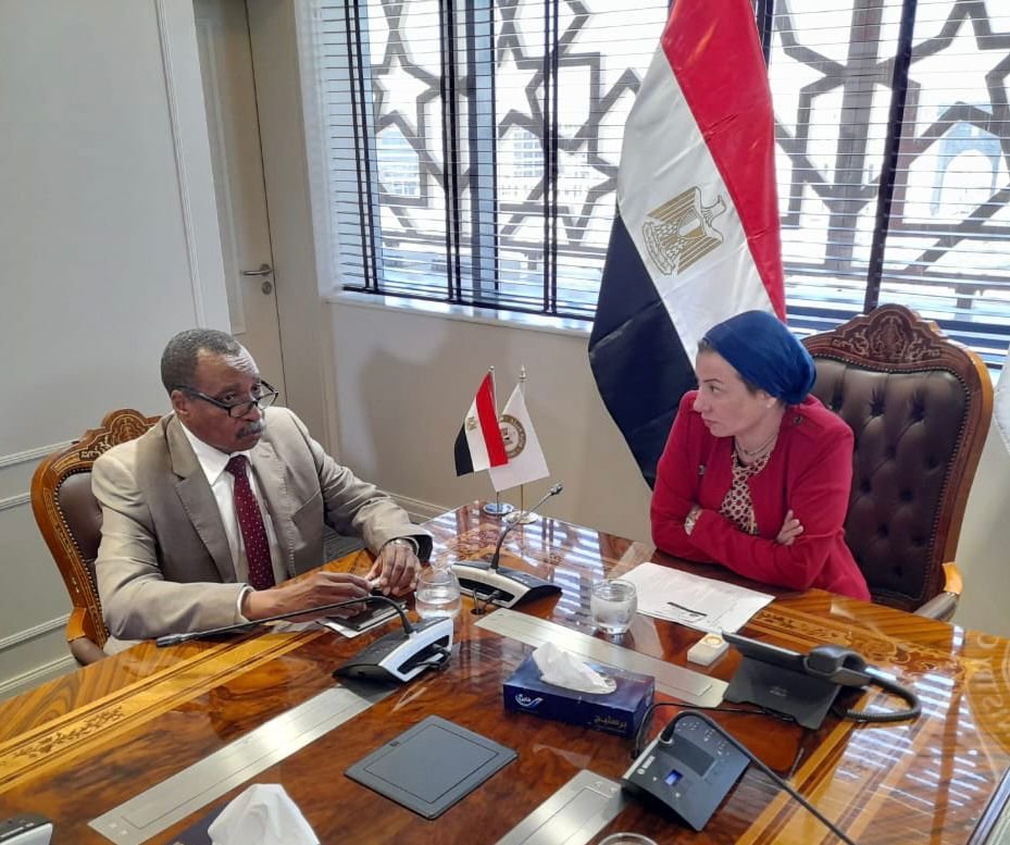 وزيرة البيئة المصرية تبحث مع مدير المنظمة العربية للتنمية الزراعية قضايا المناخ وزيرة البيئة المصرية تبحث مع مدير المنظمة العربية للتنمية الزراعية قضايا المناخ