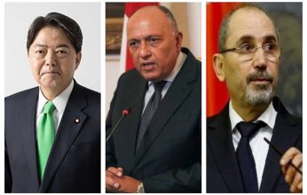 وزراء خارجية مصر والأردن واليابان يؤكدون التزامهم بمواصلة توسيع التعاون المشترك