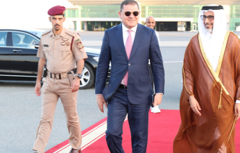 رئيس حكومة الوحدة الوطنية بدولة ليبيا يغادر الدوحة
