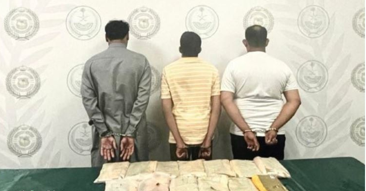 ضبط 3 أشخاص لترويجهم 14.5 كيلوجرام من مادة الحشيش بجازان ضبط 3 أشخاص لترويجهم 14.5 كيلوجرام من مادة الحشيش بجازان
