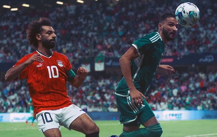 مصر والجزائر يتعادلان 1-1 وديا مصر والجزائر يتعادلان 1-1 وديا
