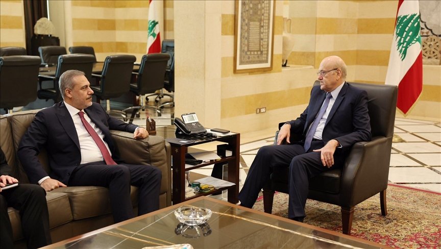 لبنان وتركيا تبحثان جهود وقف العدوان الإسرائيلي على قطاع غزة لبنان وتركيا تبحثان جهود وقف العدوان الإسرائيلي على قطاع غزة
