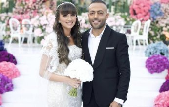 شاهد بالصور.. جانب من حفل زفاف تامر عاشور ونانسي نور