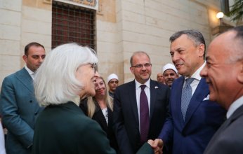 وزير السياحة والآثار المصري والقائمة بالأعمال بالسفارة الأمريكية بالقاهرة يفتتحان مركز زوار القبة الضريحية للإمام الشافعي