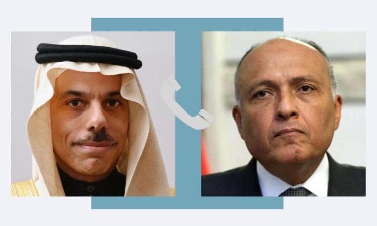 هاتفيًا.. مباحثات سعودية - مصرية لسبل تكثيف العمل لوقف التصعيد العسكري بغزة هاتفيًا.. مباحثات سعودية - مصرية لسبل تكثيف العمل لوقف التصعيد العسكري بغزة