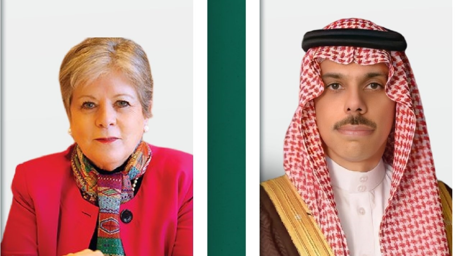 وزير الخارجية السعودي يثمن تأييد المكسيك لقرار الأمم المتحدة وزير الخارجية السعودي يثمن تأييد المكسيك لقرار الأمم المتحدة