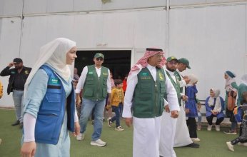 مركز الملك سلمان للإغاثة يتفقد مراكز التموين الغذائي ويزور مركز خدمة المجتمع ويدشن تشغيل وتطوير عيادات في مخيم الزعتري بالأردن