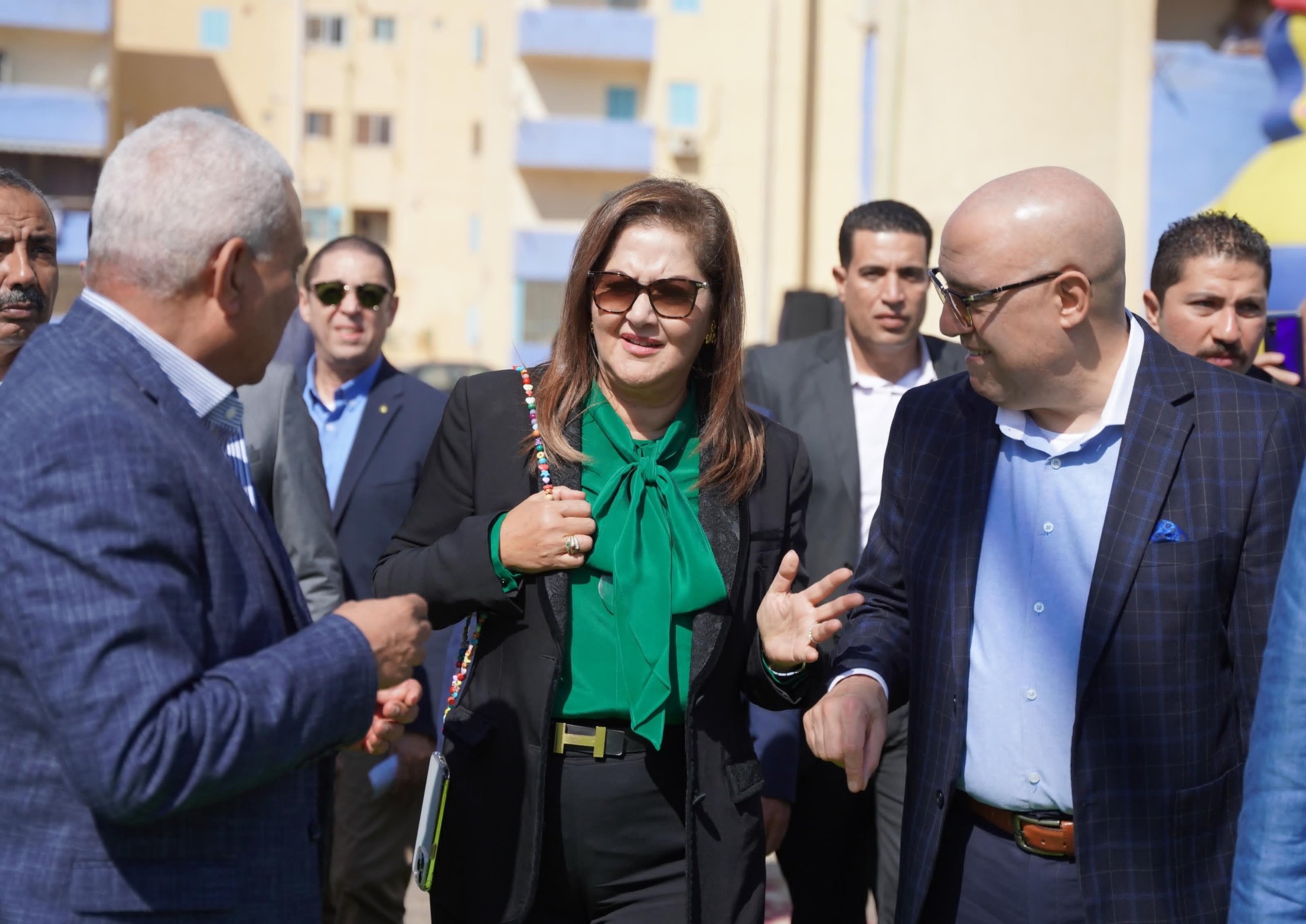 وزيرة التخطيط تفتتح عددًا من المشروعات التنموية والخدمية بمحافظة السويس 1 khaligyoun41072 scaled