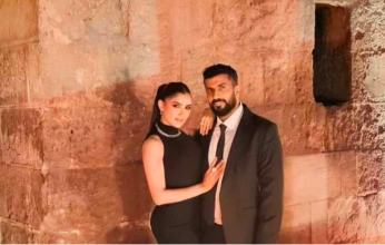 بالصور.. الفنانة المصرية مي عمر والمخرج محمد سامي يحتفلان بعيد زواجهما بقلعة صلاح الدين الأيوبي