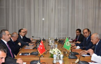 أبوالغيط يستقبل وزير خارجية تركيا ويؤكد ضرورة اغاثة سكان غزة الذين تزداد معاناتهم كل ساعة