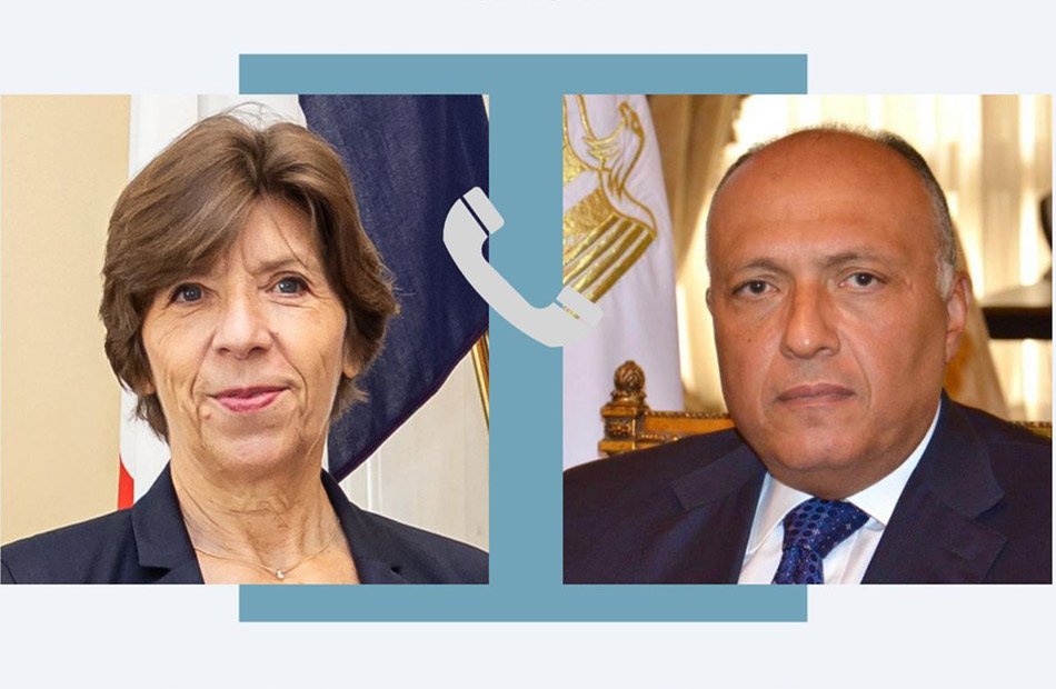 شكري يبحث مع نظيرته الفرنسية جهود وقف التصعيد بين الجانبين الفلسطيني والإسرائيلي شكري يبحث مع نظيرته الفرنسية جهود وقف التصعيد بين الجانبين الفلسطيني والإسرائيلي