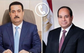 الرئيس المصري يتلقى اتصالا هاتفيا من رئيس وزراء العراق