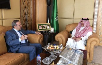 سفير السعودية لدى مصر يستقبل نظيره السوري