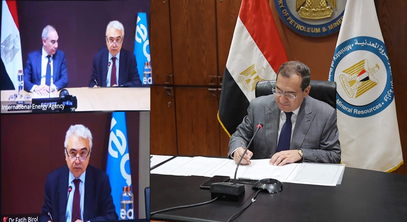 مصر والوكالة الدولية للطاقة توقعان برنامج عمل مشترك للإسراع بالمزيد من إنتاج الطاقة ومشروعات خفض الانبعاثات مصر والوكالة الدولية للطاقة توقعان برنامج عمل مشترك للإسراع بالمزيد من إنتاج الطاقة ومشروعات خفض الانبعاثات