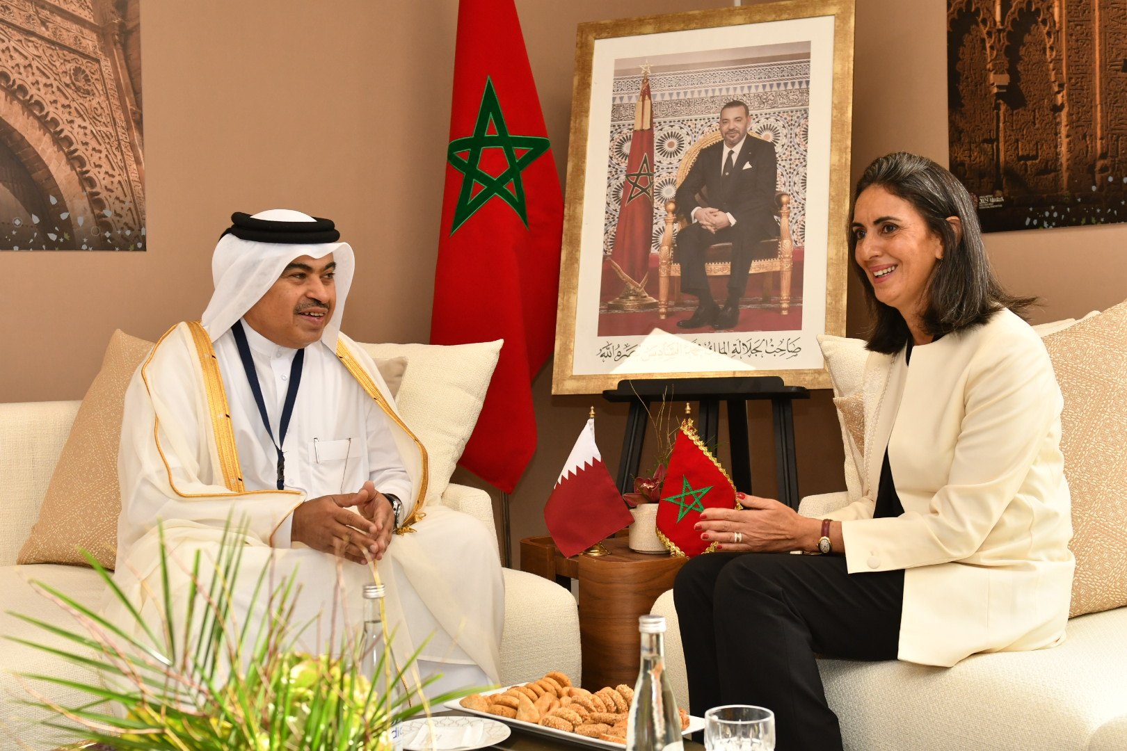 مباحثات قطرية - مغربية لتعزيز العلاقات الثنائية في المجالات المالية والاقتصادية مباحثات قطرية - مغربية لتعزيز العلاقات الثنائية في المجالات المالية والاقتصادية
