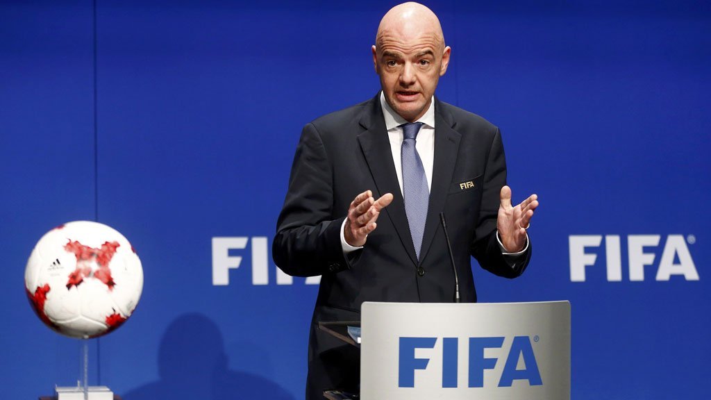 رئيس الفيفا يعلن إقامة كأس العالم 2034 بآسيا رئيس الفيفا يعلن إقامة كأس العالم 2034 بآسيا