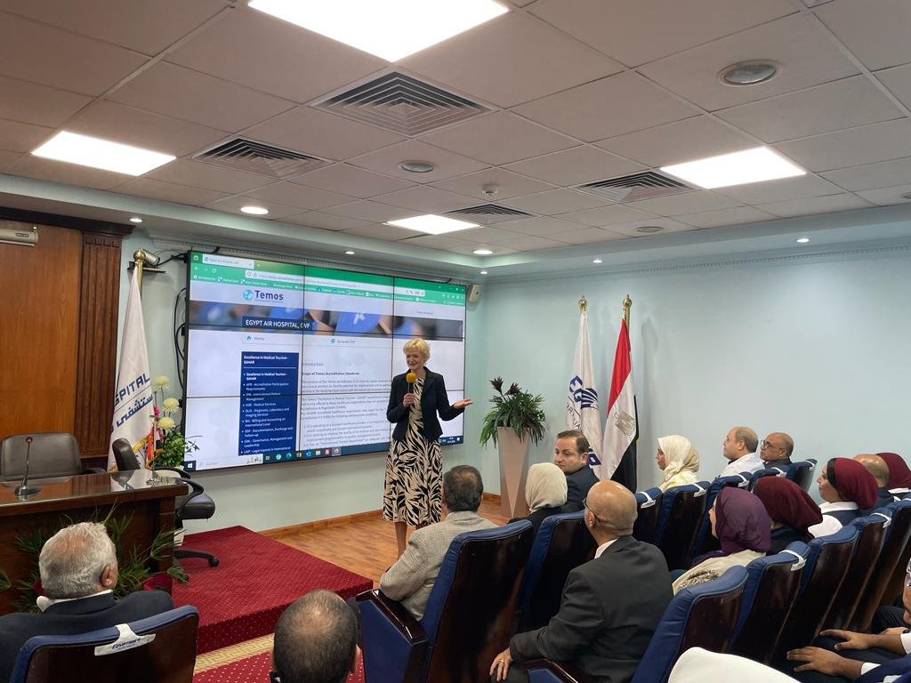 مستشفى مصر للطيران تنجح في الحصول على إعتماد التميز في مجال السياحة العلاجية مستشفى مصر للطيران تنجح في الحصول على إعتماد التميز في مجال السياحة العلاجية