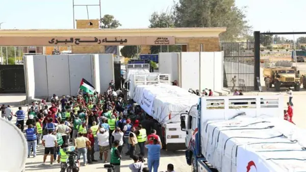 عاجل: معبر رفح يستقبل 8 حالات إنسانية جديدة من غزة عاجل: معبر رفح يستقبل 8 حالات إنسانية جديدة من غزة