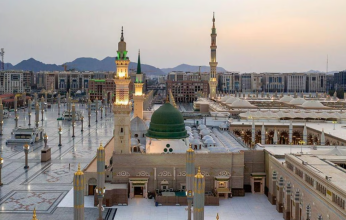 أكثر من 5، 8 ملايين مصلٍ يؤدون الصلوات في المسجد النبوي الأسبوع الماضي