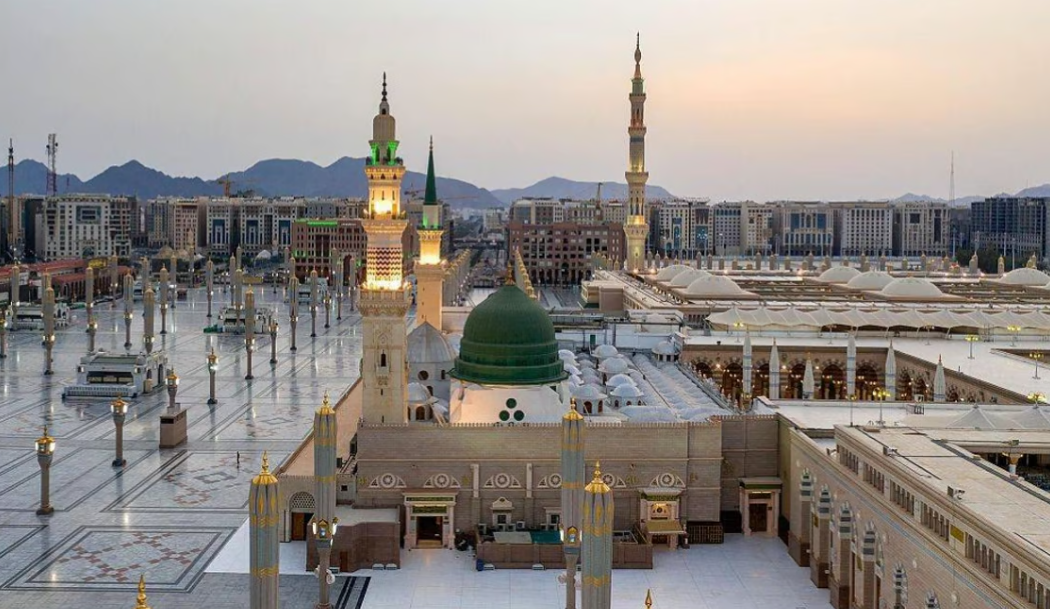 أكثر من 5، 8 ملايين مصلٍ يؤدون الصلوات في المسجد النبوي الأسبوع الماضي أكثر من 5، 8 ملايين مصلٍ يؤدون الصلوات في المسجد النبوي الأسبوع الماضي