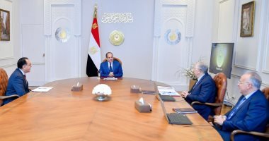 الرئيس السيسي يوجه بمتابعة تنفيذ المشروعات الزراعية والهيكلية الرئيس السيسي يوجه بمتابعة تنفيذ المشروعات الزراعية والهيكلية
