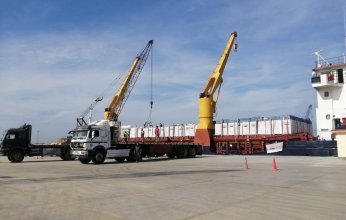 بالصور.. شحنة مساعدات كويتية جديدة إلى غزة