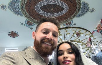 الظهور الأول لزوجة محمود حجازي في مهرجان الجونة