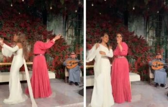 أحلام ووعد ترقصان على أنغام محمد عبده وهو يعزف على العود