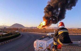 دوي انفجار ضخم في بلدة صناعية بإيران