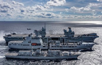 بالفيديو.. اصطدام سفينتين بريطانيتين خلال «مهمة خاصة» في ميناء البحرين