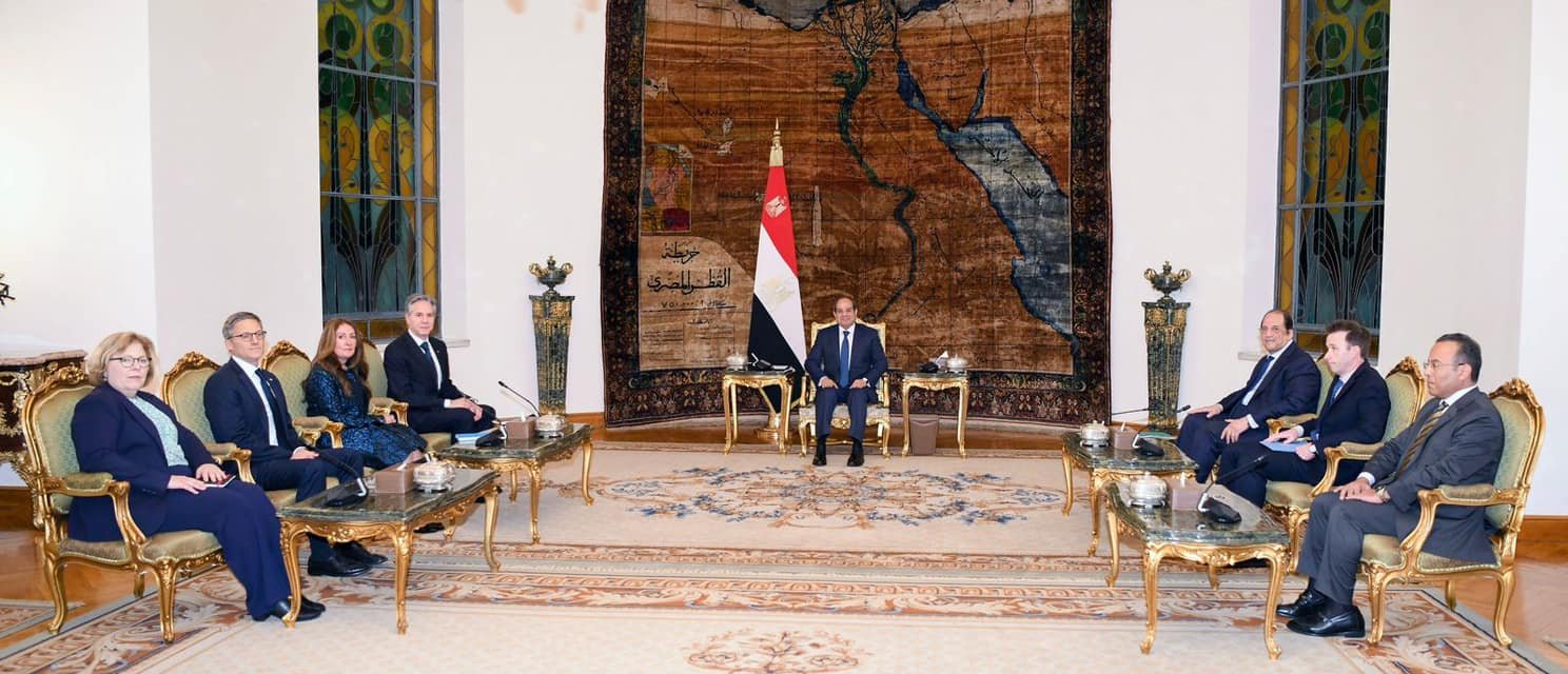 ماذا دار في «اللقاء الثاني» بين السيسي وبلينكن منذ بدء العدوان على غزة؟ ماذا دار في «اللقاء الثاني» بين السيسي وبلينكن منذ بدء العدوان على غزة؟