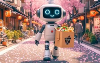 روبوتات توصل الطعام إلى باب المنزل