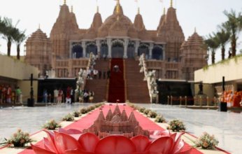 شاهد| أكبر معبد هندوسي في الإمارات