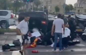 شاهد.. انقلاب سيارة وزير الأمن القومي الإسرائيلي