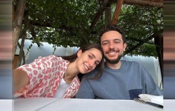 الأمير الحسين بن عبد الله الثاني يتغزل في زوجته الأميرة رجوة