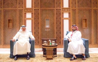 شاهد: أول لقاء بين محمد بن سلمان وولي عهد الكويت