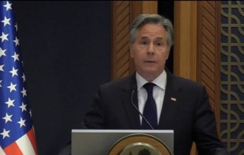 شاهد.. ماذا دار بين وزير الخارجية القطري وبلينكن في الدوحة؟