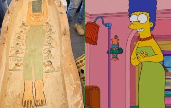 تابوت مصري قديم تنبأ بإحدى شخصيات «عائلة سمبسون»