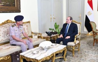 السيسي يجتمع مع وزير الدفاع المصري