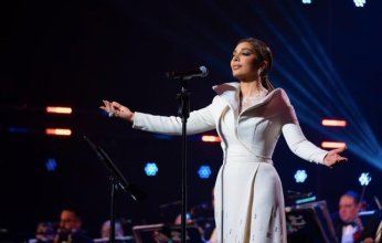 «اكتمل القمر».. أصالة بإطلالة مميزة وصوت راقي في حفلها الرياض