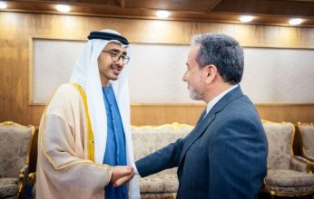 شاهد: مباحثات عبد الله بن زايد مع وزير الخارجية الإيراني