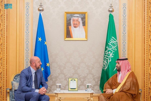 ماذا بحث شارل ميشيل مع ولي العهد السعودي؟ ماذا بحث شارل ميشيل مع ولي العهد السعودي؟