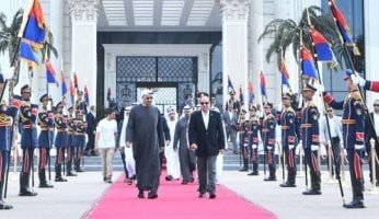 تفاصيل لقاء السيسي مع محمد بن زايد في العلمين