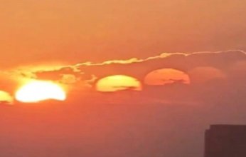 شاهد: ظهور نادر لـ 7 شموس في سماء الصين