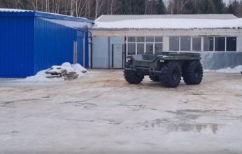 علماء روس ينجحون في اختبار مسيرة برية صممت على أساس منصة روبوتية