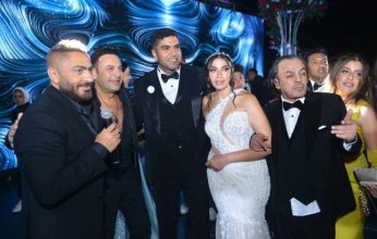 مصطفى قمر يشعل حفل زفاف إبنة علاء مرسى.. صور