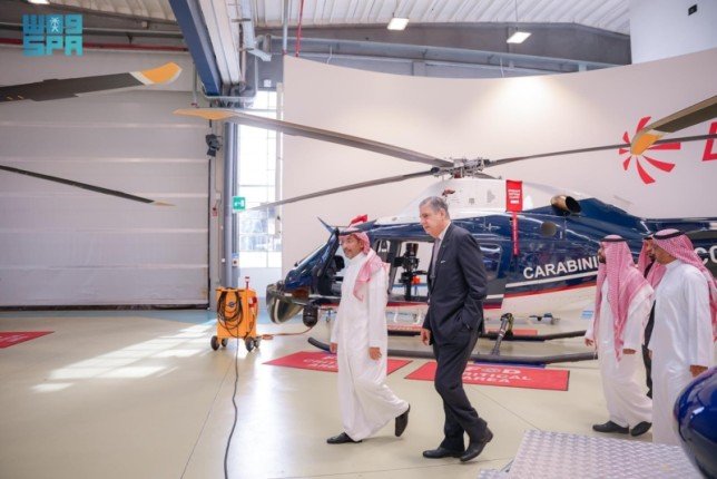 المملكة العربية السعودية تستعد لتوطين صناعة مكونات الطائرات بالتعاون مع ايطاليا المملكة العربية السعودية تستعد لتوطين صناعة مكونات الطائرات بالتعاون مع ايطاليا