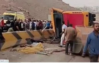12 حالة وفاة و33 إصابة.. ارتفاع عدد ضحايا حادث انقلاب أوتوبيس طلاب جامعة الجلالة