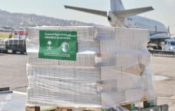 تحمل مساعدات إغاثية.. وصول الطائرة الإغاثية السعودية السابعة إلى بيروت