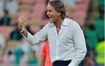 مانشيني يتنازل عن 60% من قيمة الشرط الجزائي مع الاتحاد السعودي